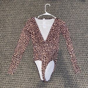 Forever 21 Cheetah Bodysuit